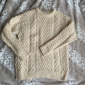 Vintage Lands End Fisherman Sweater